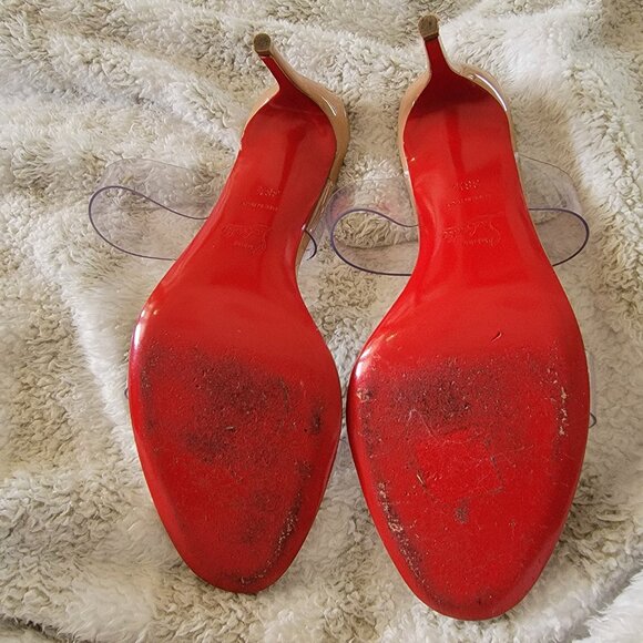 Christian Louboutin Just Nothing Nude Heels - Picture 2 of 4